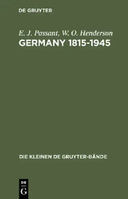 Cover of Germany 1815-1945