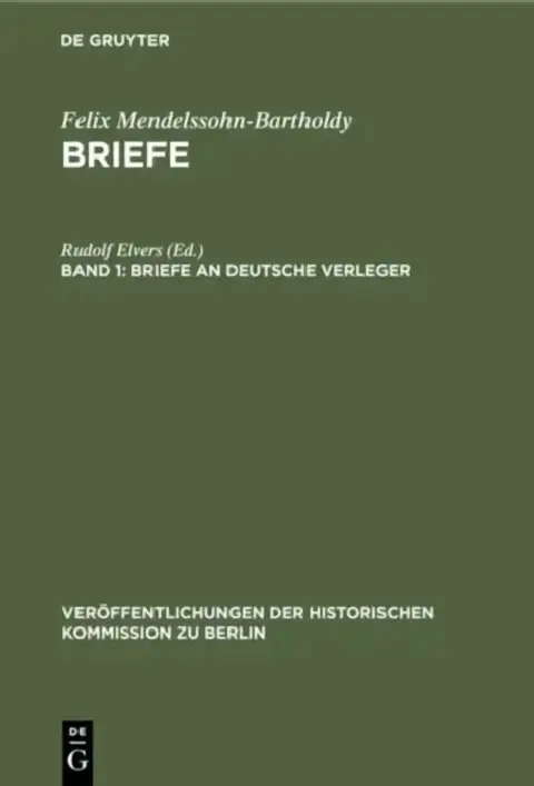 Cover of Briefe an deutsche Verleger