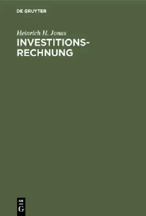 Cover of Investitionsrechnung