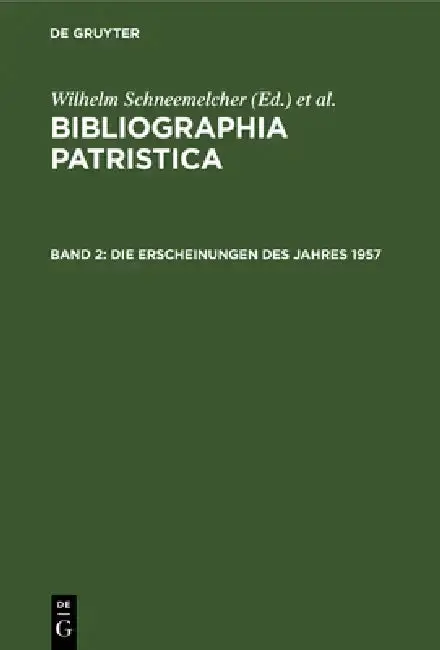 Cover of Die Erscheinungen des Jahres 1957