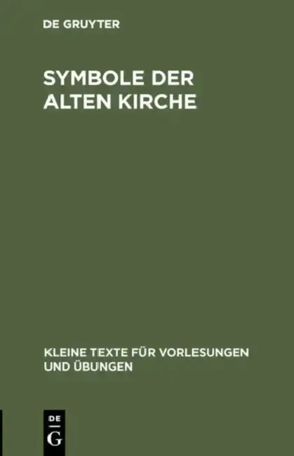 Cover of Symbole Der Alten Kirche