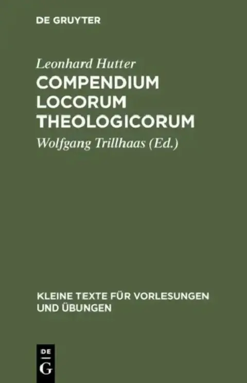 Cover of Compendium Locorum Theologicorum