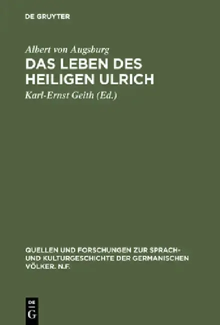 Cover of Das Leben des Heiligen Ulrich