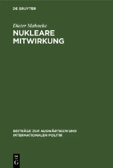 Cover of Nukleare Mitwirkung