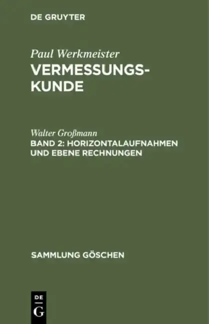 Cover of Horizontalaufnahmen und ebene Rechnungen