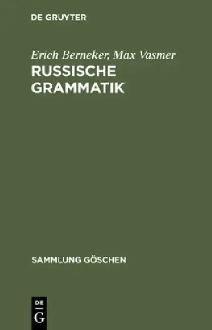 Cover of Russische Grammatik