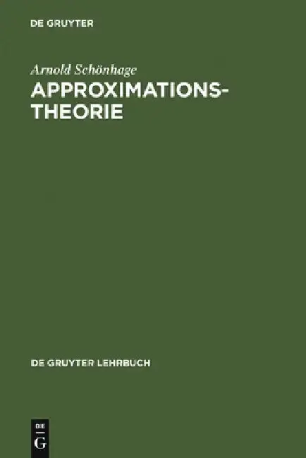 Cover of Approximationstheorie