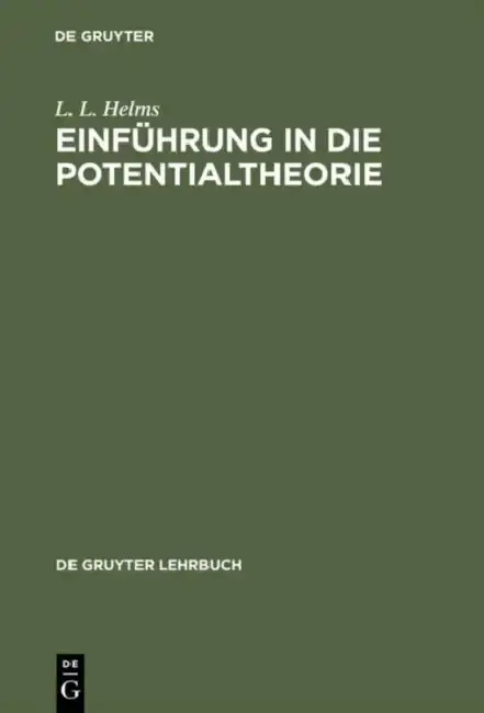 Cover of Einführung in Die Potentialtheorie