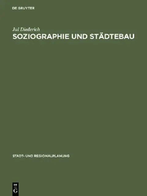 Cover of Soziographie und Städtebau