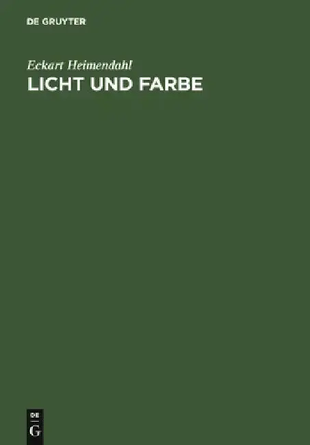 Cover of Licht und Farbe