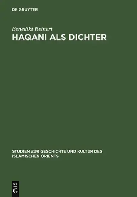 Cover of Haqani als Dichter