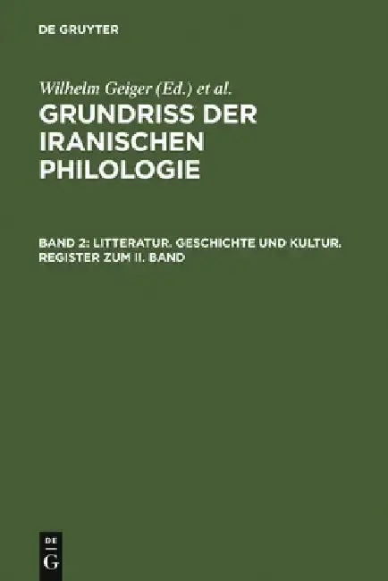Cover of Litteratur, Geschichte Und Kultur, Register Zum II. Band