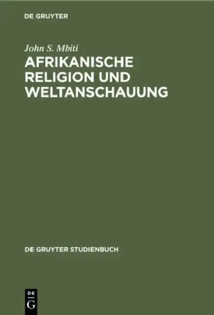 Cover of Afrikanische Religion und Weltanschauung