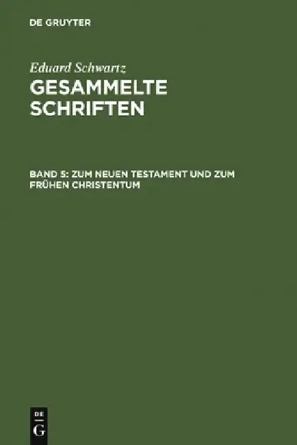 Cover of Zum Neuen Testament Und Zum Frühen Christentum