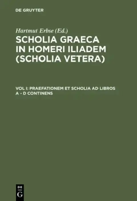 Cover of Praefationem Et Scholia AD Libros a - D Continens
