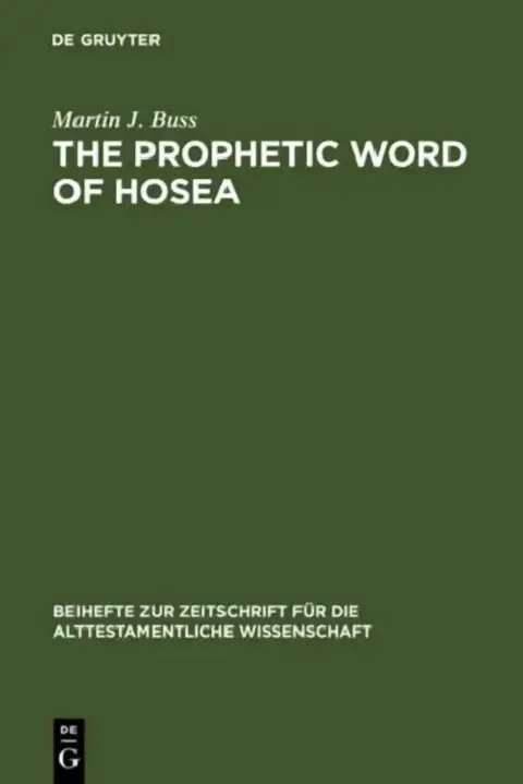 Cover of The Prophetic Word of Hosea