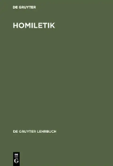 Cover of Homiletik