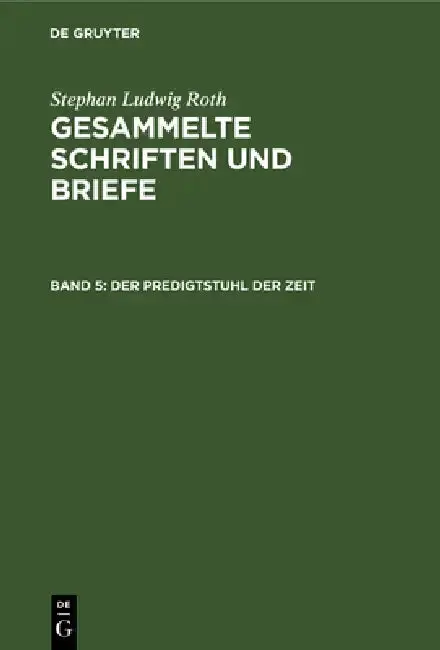 Cover of Der Predigtstuhl Der Zeit