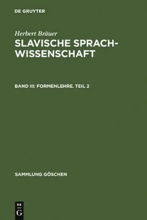 Cover of Formenlehre. Teil 2