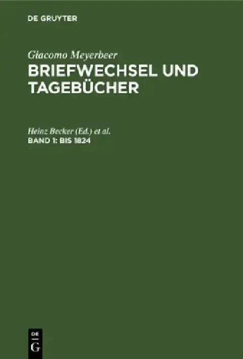 Cover of Bis 1824