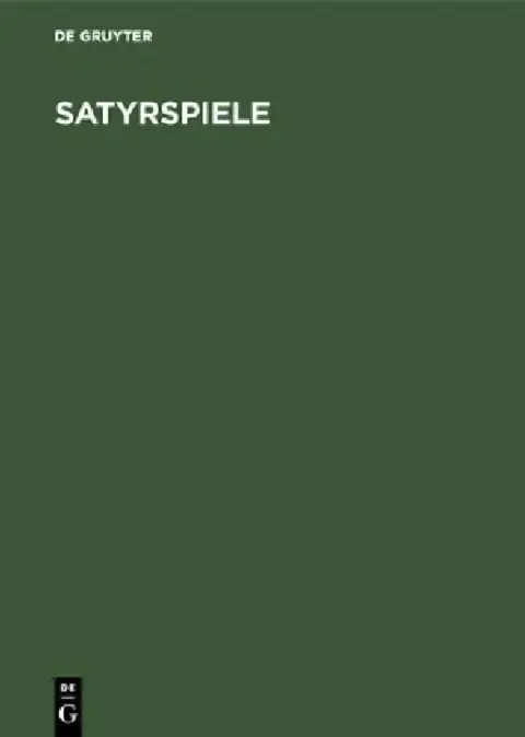 Cover of Satyrspiele