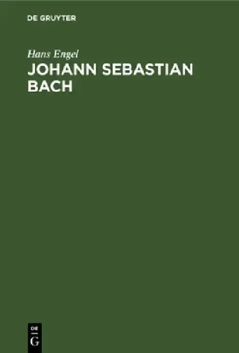 Cover of Johann Sebastian Bach