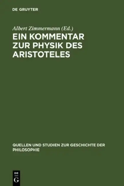 Cover of Ein Kommentar Zur Physik Des Aristoteles