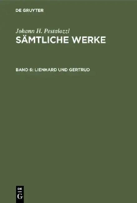 Cover of Lienhard und Gertrud