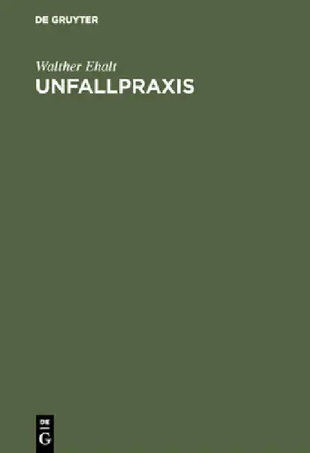 Cover of Unfallpraxis