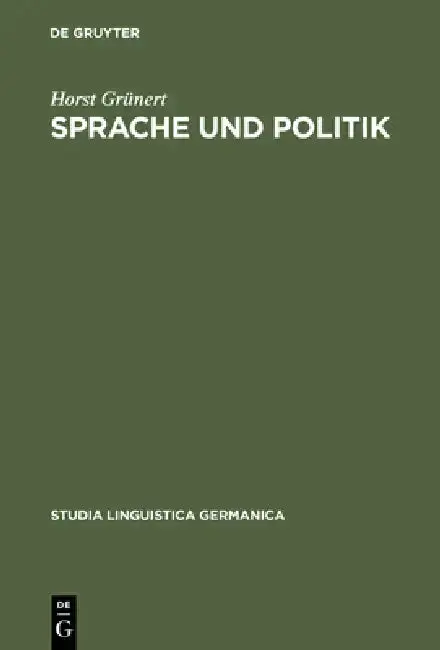 Cover of Sprache Und Politik