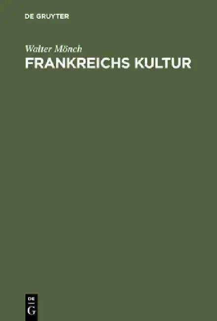 Cover of Frankreichs Kultur