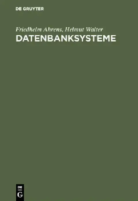 Cover of Datenbanksysteme