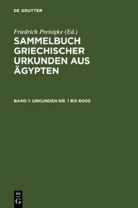Cover of Urkunden Nr. 1 bis 6000