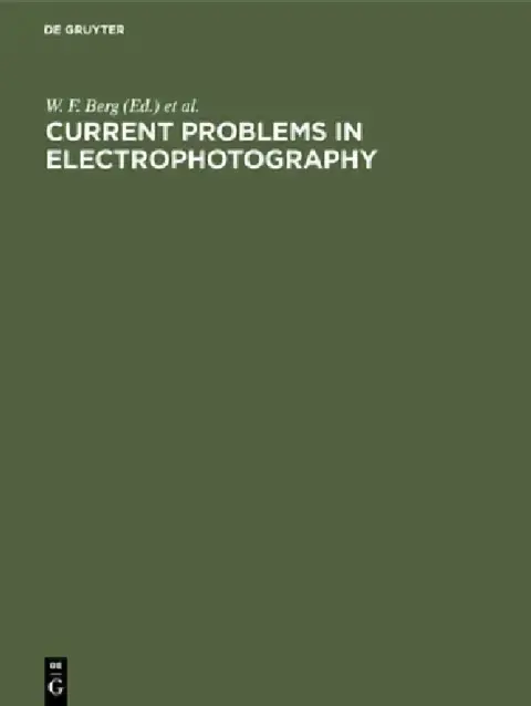 Cover of Current Problems in Electrophotography