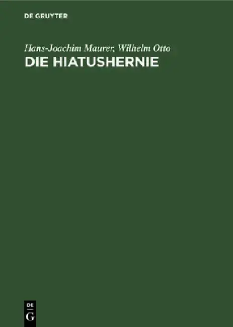 Cover of Die Hiatushernie