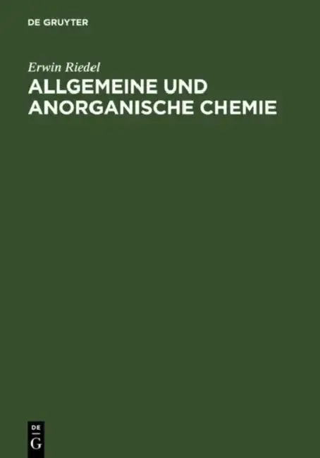 Cover of Allgemeine und anorganische Chemie