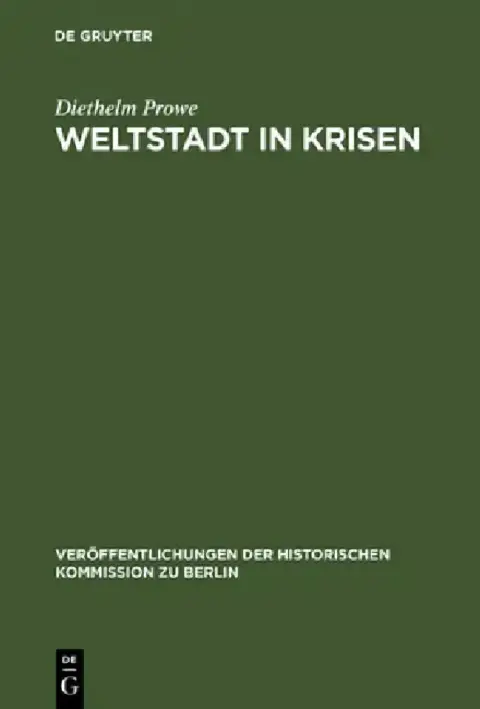 Cover of Weltstadt in Krisen