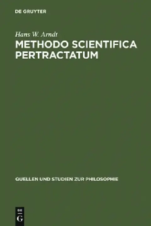 Cover of Methodo scientifica pertractatum