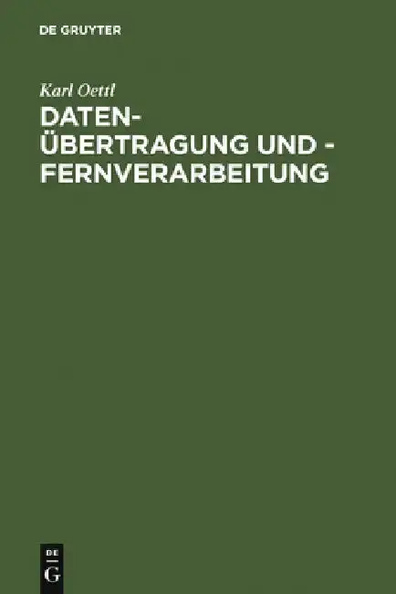 Cover of Daten-Übertragung Und - Fernverarbeitung