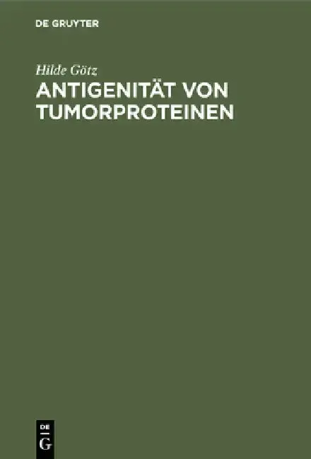 Cover of Antigenität von Tumorproteinen