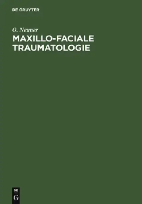 Cover of Maxillo-Faciale Traumatologie