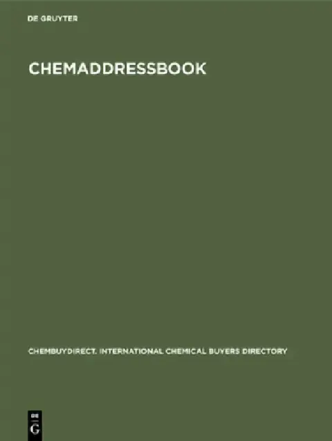 Cover of ChemADDRESSbook