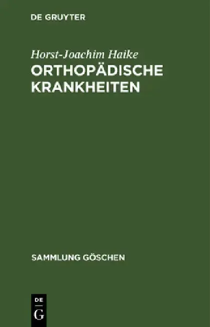 Cover of Orthopädische Krankheiten