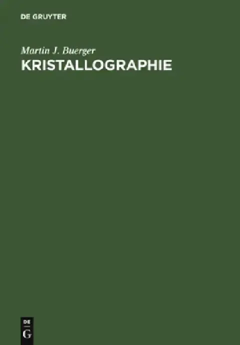 Cover of Kristallographie