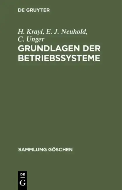 Cover of Grundlagen der Betriebssysteme
