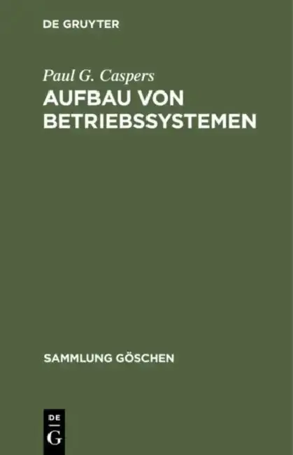 Cover of Aufbau von Betriebssystemen