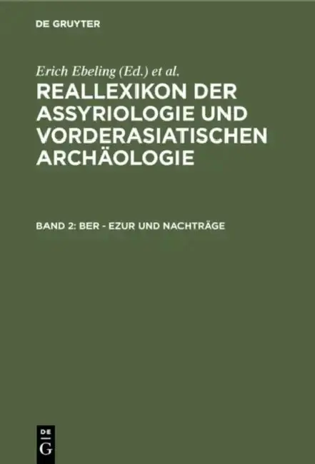 Cover of Ber - Ezur Und Nachtrage