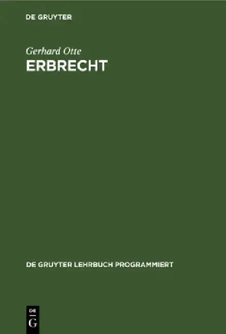 Cover of Erbrecht