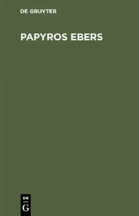 Cover of Papyros Ebers