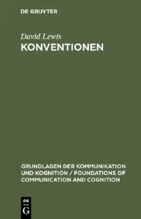 Cover of Konventionen